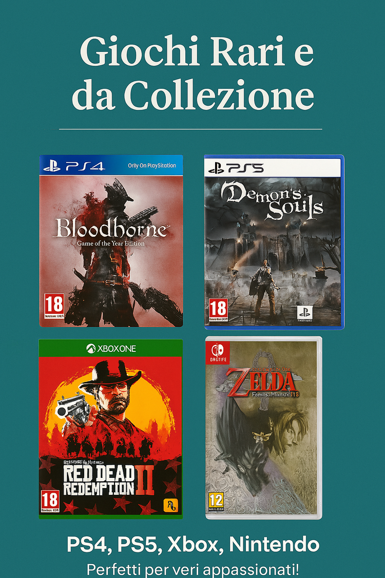Giochi Rari e da Collezione | PS4, PS5, Xbox, Nintendo
