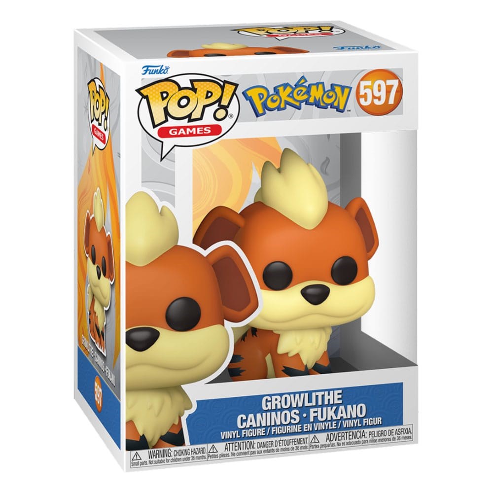 Growlithe Caninos Fukano Pokemon 597