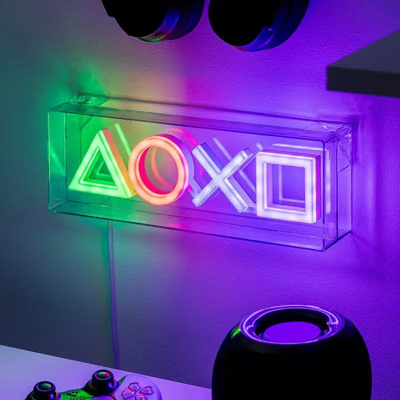 Lampada Led Neon Light | Icons Play Station - Paladone
