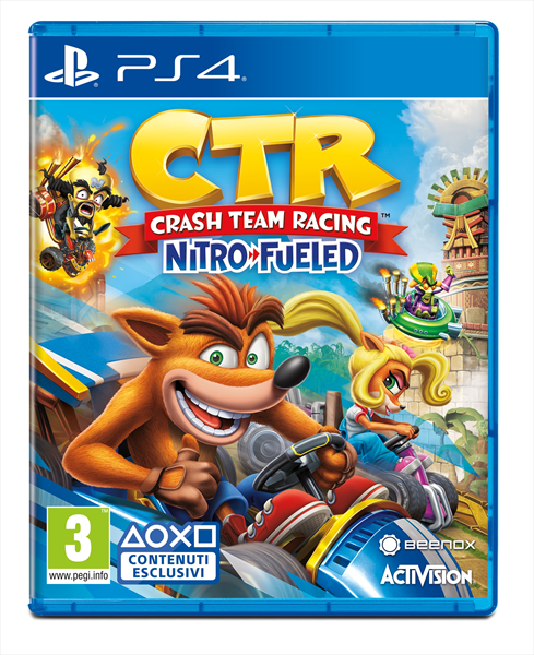 Crash Team Racing Nitro-Fueled PS4 | Corse Arcade Esplosive – Copertina Italiano