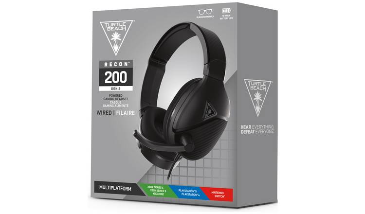 Cuffie Turtle Beach Recon 200 Gen2 – Black | Articolo da collezione | Xbox