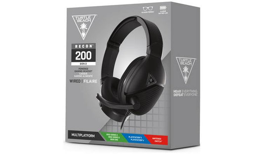 Cuffie Turtle Beach Recon 200 Gen2 – Black | Articolo da collezione | Xbox
