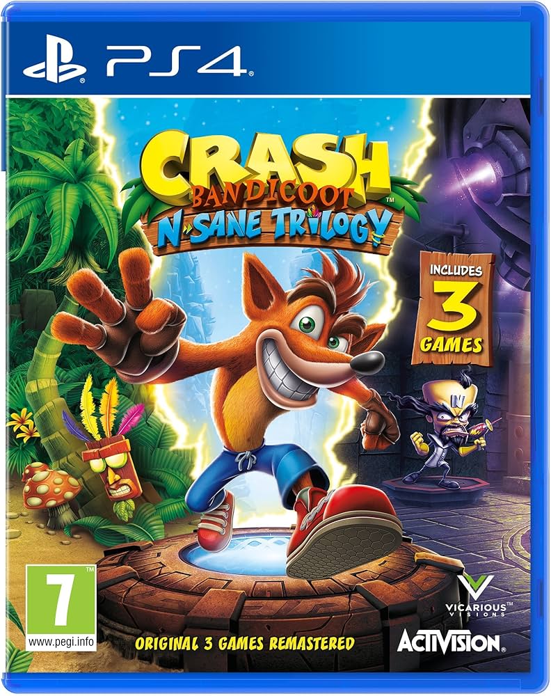 🌀 Crash Bandicoot N. Sane Trilogy PS4 Usato | Trilogia Rimasterizzata in Italiano
