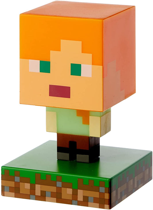 Mini Lampada da Notte 3D Minecraft Alex