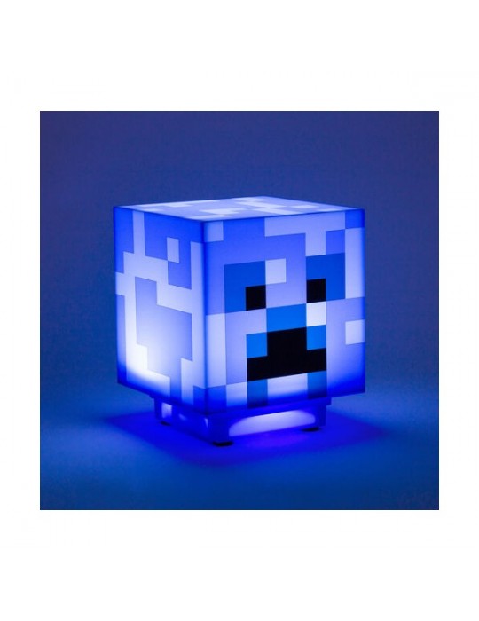 Mini Lampada Charged Creeper Light Minecraft