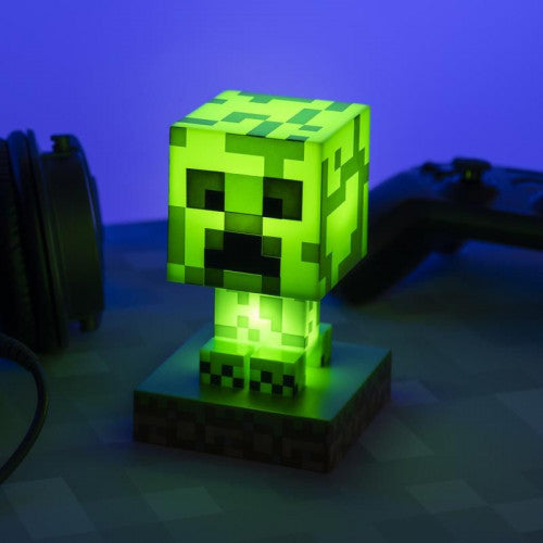Mini Lampada Charged Creeper Light Minecraft (verde) 003 icons